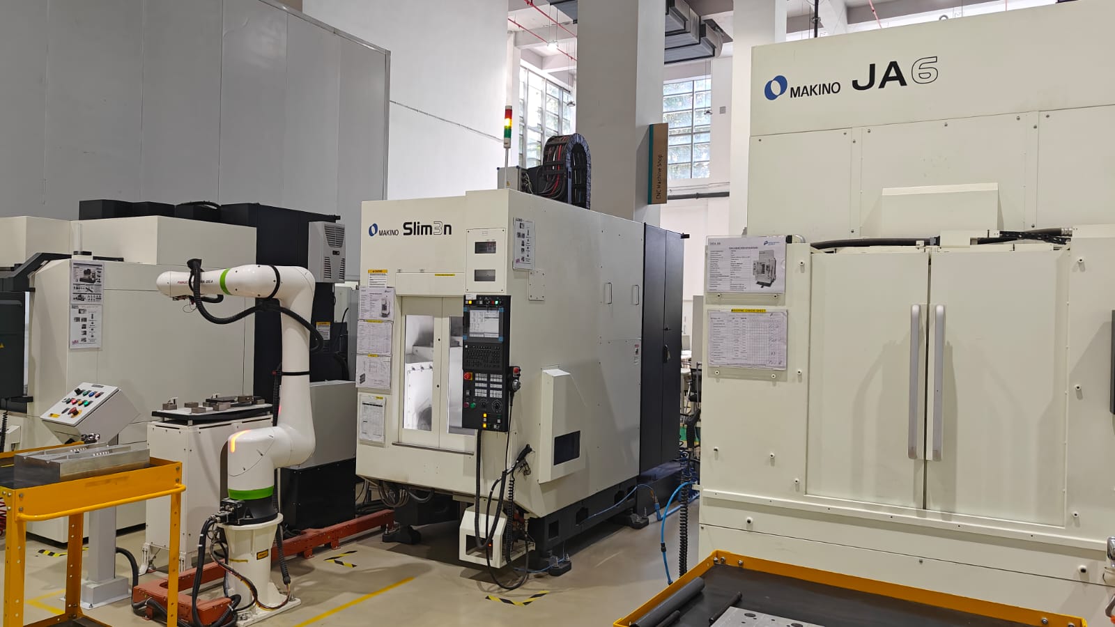 Modern CNC and automation equipment at Tata IIS