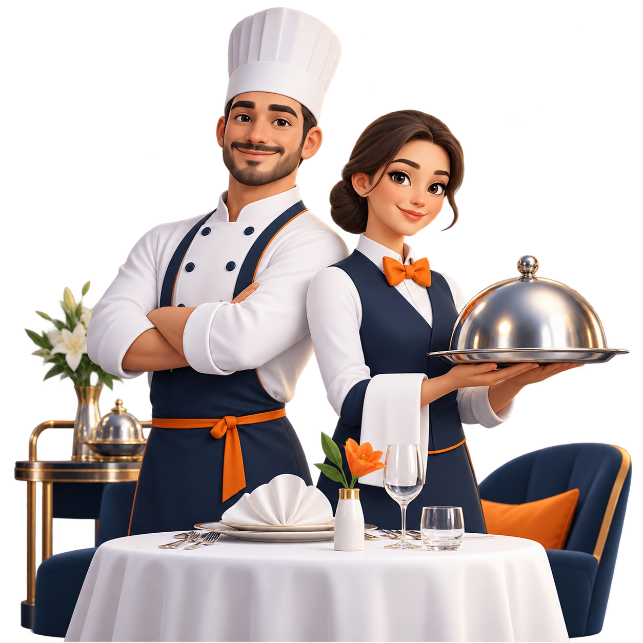 Chef and hospitality service professional